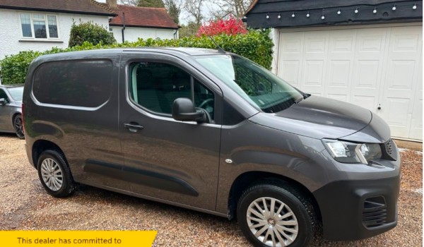 2021 71 Plate Peugeot Partner 1.5 BlueHDI PROFESSIONAL EURO 6