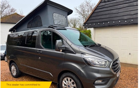 2020 FORD TRANSIT CUSTOM 280 LIMITED ECO BLUE CAMPER VAN