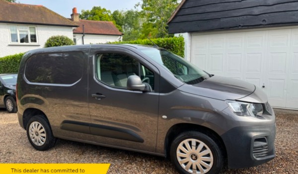 2019 69 Plate Peugeot Partner 1000 PROFESSIONAL 1.6 BLUE HDI EURO 6