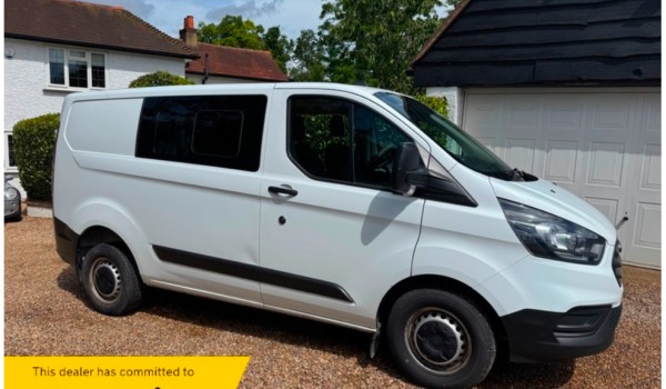 2021 Ford Transit Custom Leader ECO BLUE CREW VAN 5 SEATER EURO 6
